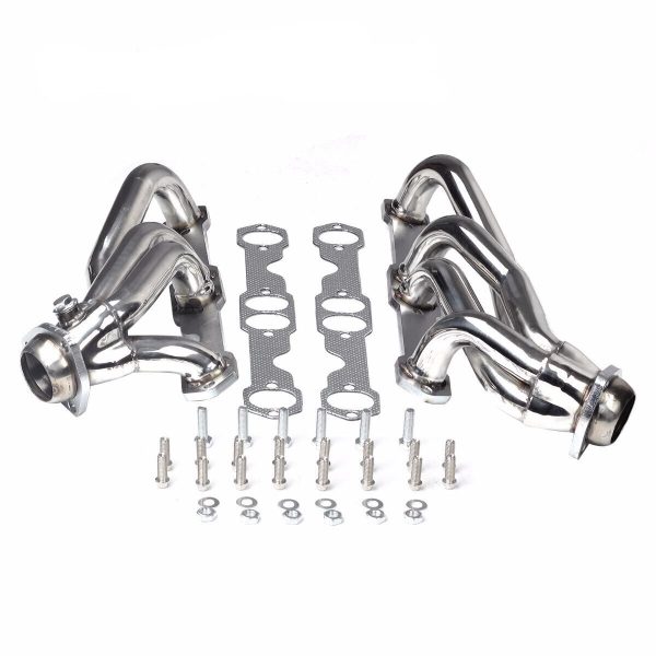 Stainless Exhaust Header For CHEVY GMC 5.0/5.7 V8 C/K TRUCK 88-97