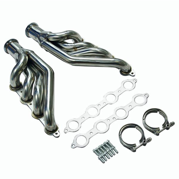 Stainless Exhaust Header For CHEVY SMALL BLOCK V8 LS1/LS2/LS3/LS6 LSX 97-14