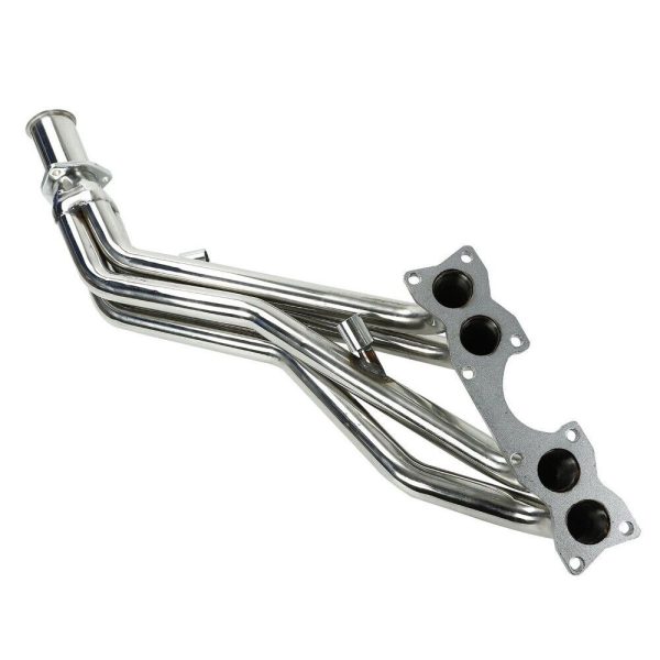 Stainless Exhaust Header For Nissan D21 Hardbody 1990-1995 Pickup Truck 2.4L 4WD - Image 3