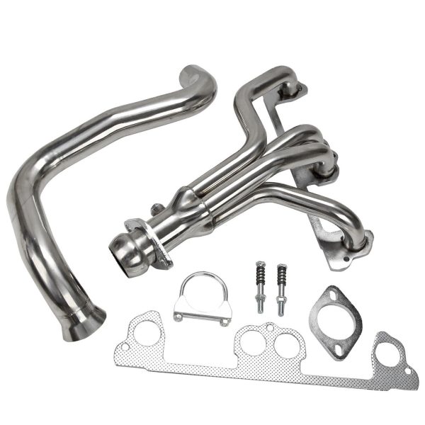 Stainless Exhaust Header For Jeep Wrangler TJ 2.5L L4 97-99 - Image 4