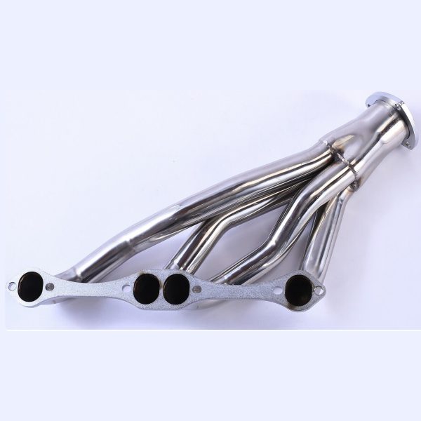 Stainless Exhaust Header For Chevy Small Block SB V8 262 265 283 305 327 350 400 - Image 4