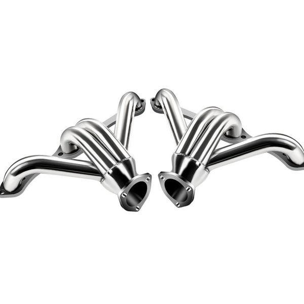 Stainless Exhaust Header For Chevy Small Block SB V8 262 265 283 305 327 350 400 - Image 5