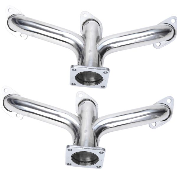 Stainless Exhaust Header For Ford 32-53 Flathead V8 - Image 5