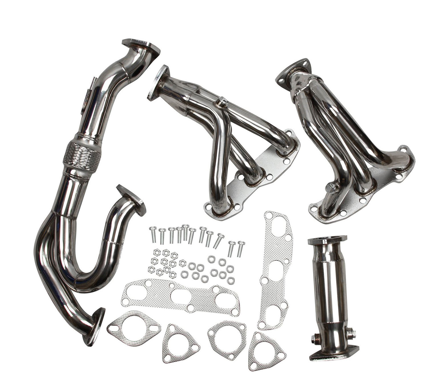 Stainless Exhaust Header For Nissan Altima VQ35DE V6 3.5L 2002-2006 Manual Models