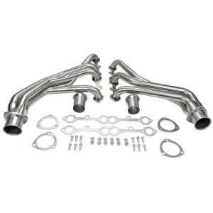 Stainless Exhaust Header For Chevy ROUNDED-LINE SBC V8 1977-1984(except 1970 Chevrolet corvette,1977 Chevrolet K10 ,1984 Chevrolet C20)