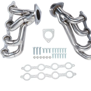 Stainless Exhaust Header For GMC	02-16 Silverado 1500 2500hd 3500HD 4.8 5.3 6.0L