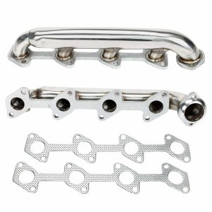 Stainless Exhaust Header For FORD 03-07 Powerstroke F250 F350 6.0