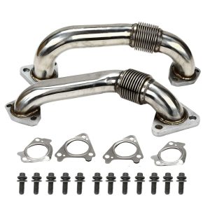 Stainless Exhaust Header For Chevy 01-16 GMC Chevy 6.6L Duramax