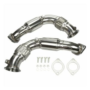 Stainless Exhaust Header For BMW 08-14 X6/X5/5/7 SERIES N63 B44 4.4