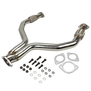 Stainless Exhaust Header For NISSAN 370z 09-16 G35 G37 08-13 VQ35HR VQ37HR 2.5"