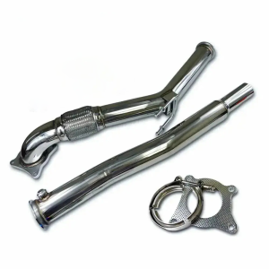 Stainless Exhaust Header For VW 3" MK5 MK6 GTI Jetta Passat Audi Golf