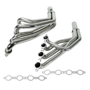 Stainless Exhaust Header For Ford 1979-1993 Fox Body Mustang, 1994-2004 Mustang 4.8L 5.3L