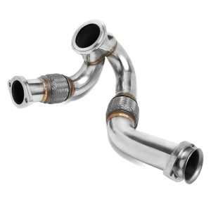 Stainless Exhaust Header For FORD 2003-2007 6.0L Powerstroke Diesel Turbocharger Y-Pipe