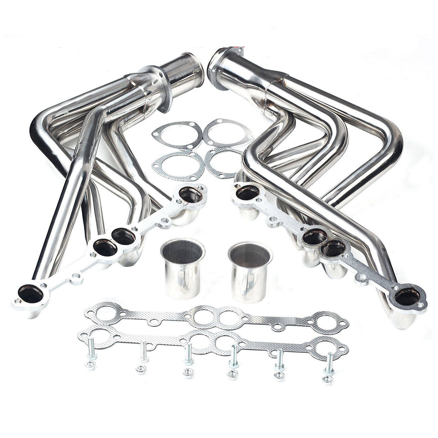 Stainless Exhaust Header For Chevy GMC 1973-1985 Small Block Long Tube 1-5/8