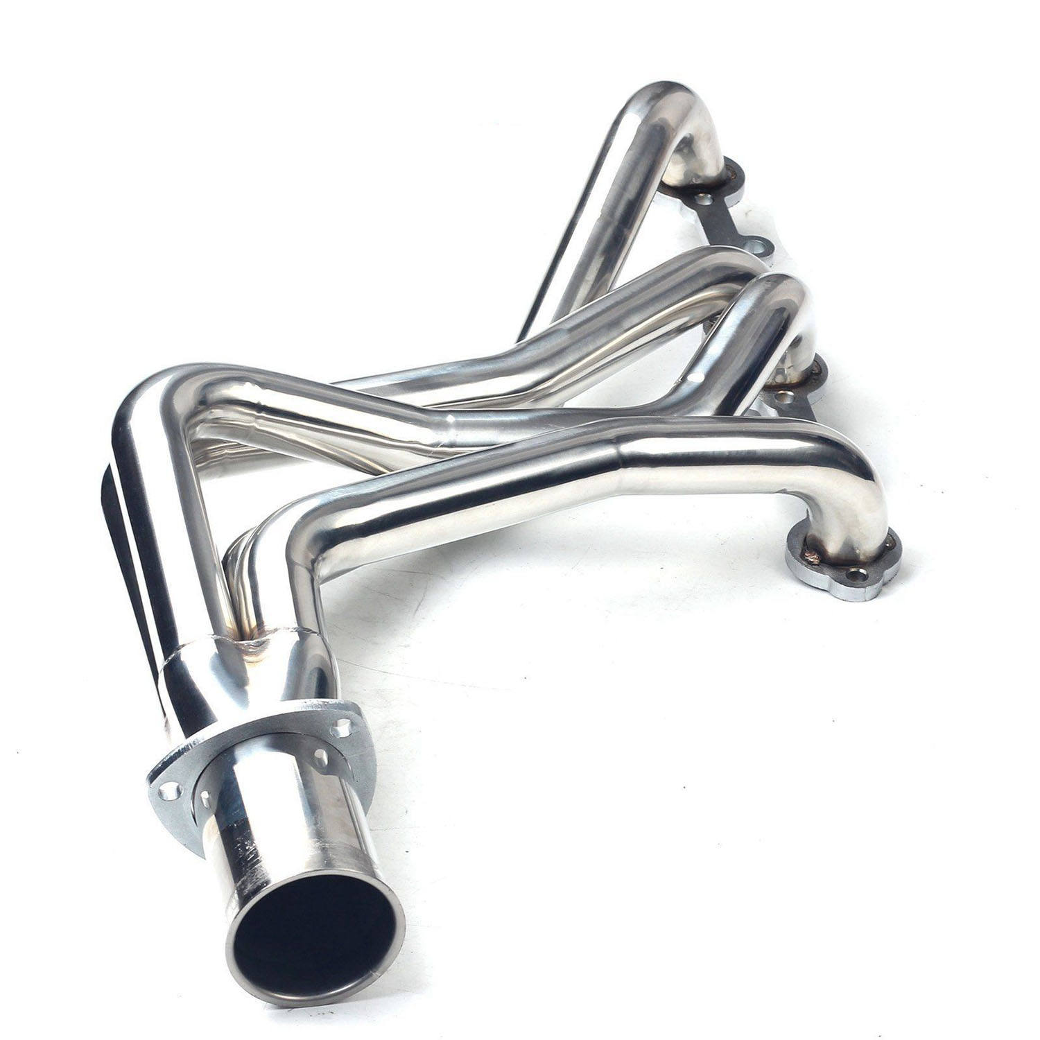 Stainless Exhaust Header For Chevy GMC 1973-1985 Small Block Long Tube 1-5/8 - Image 7